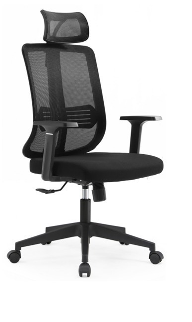 High Back Chair Mesh Black Color 