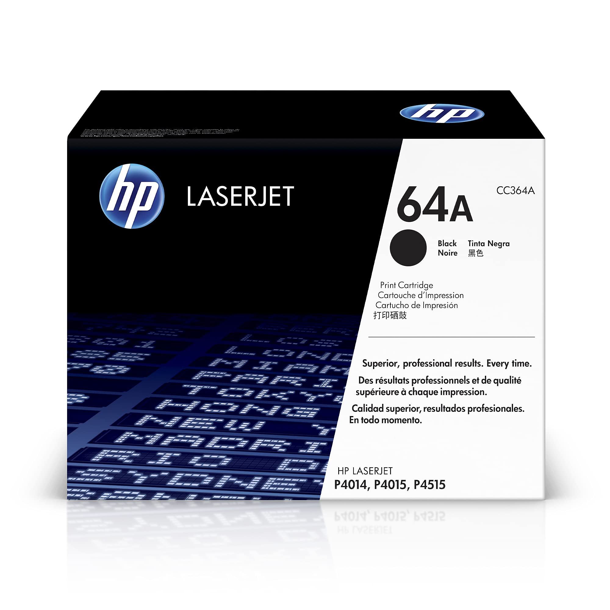 HP 64A Black Original LaserJet Toner Cartridge CC364A