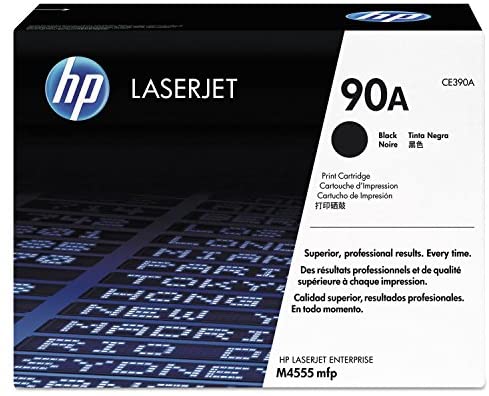 HP 90A Black Original LaserJet Toner Cartridge CE390A