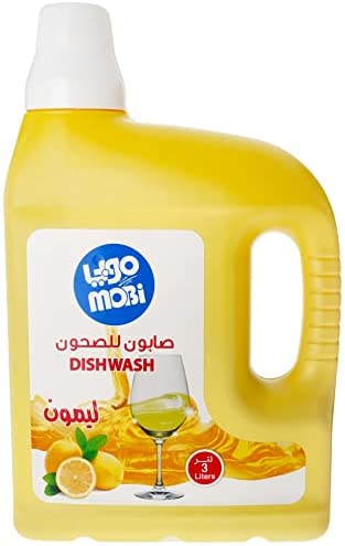 Mobi Dishwasher Liquid Soap Lemon 3L 