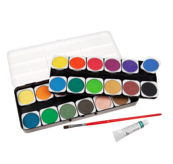 Phoenix Watercolor Tablets 24 Colors in a Box 