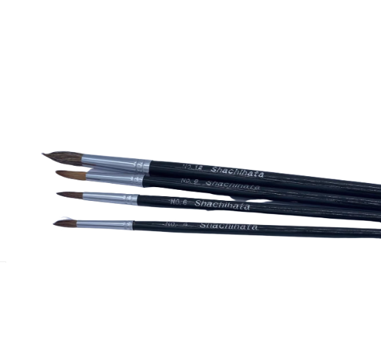 Artist Brush Set 4pcs Size 4-6-8-12  