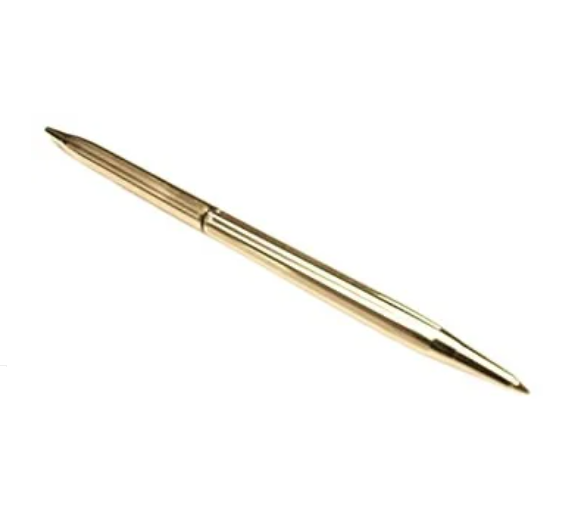 Chrome Gold Thick Ball Pen For Desk Set 