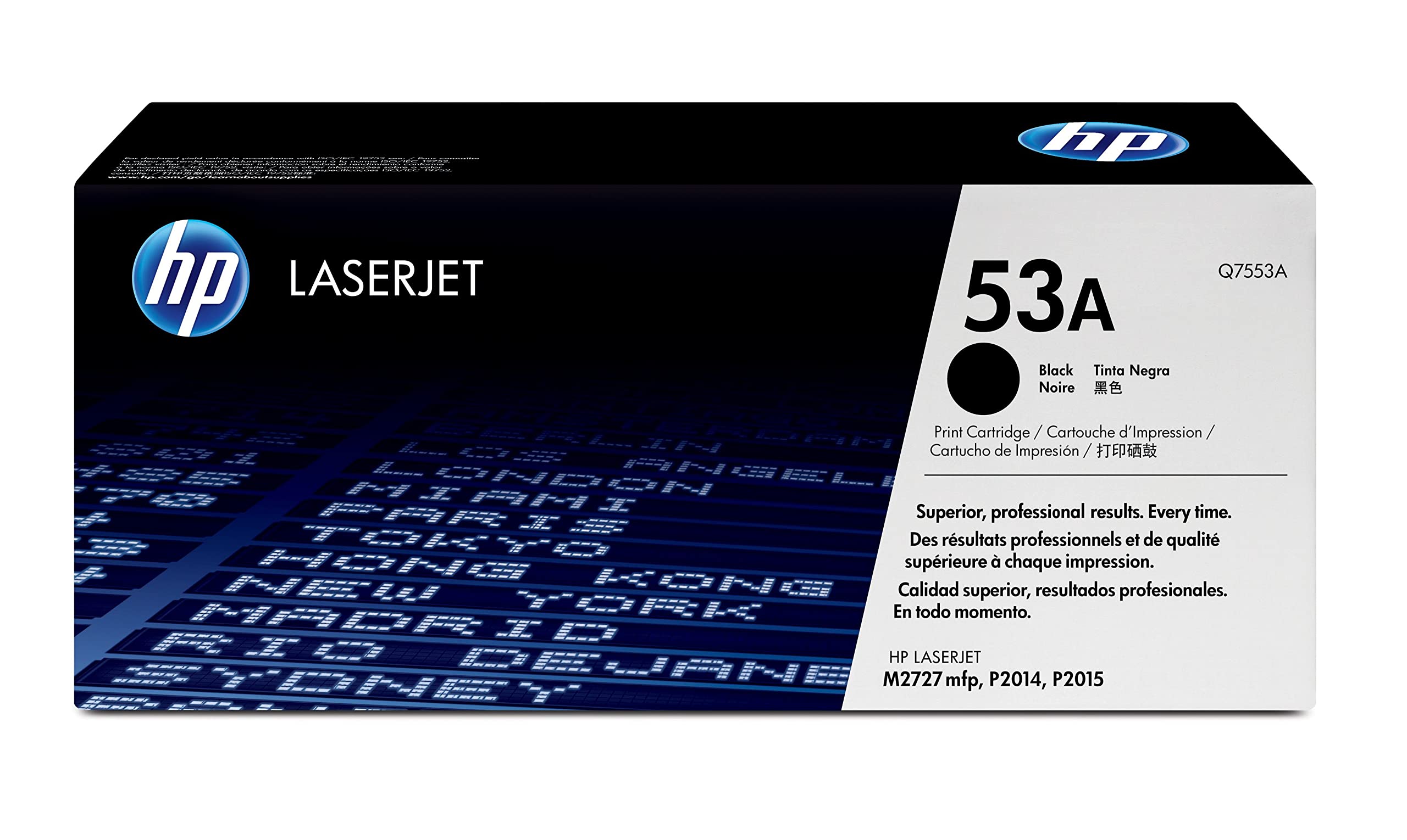 HP 53A Black Original LaserJet Toner Cartridge - Q7553A