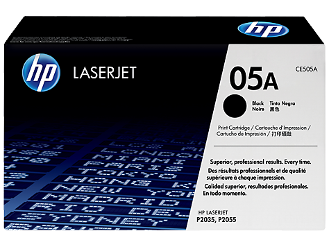 HP 05A Black Original LaserJet Toner Cartridge CE505A