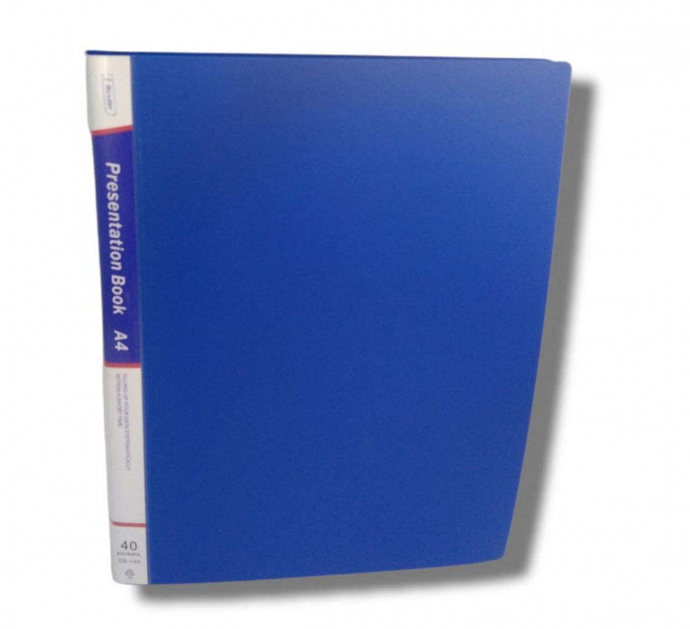 Standard Display Book A4 Blue 40 Pocket