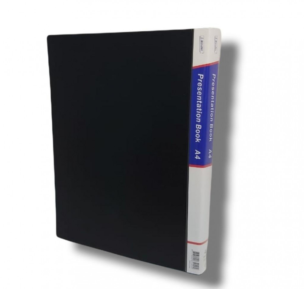 Standard Display Book A4 Black 20 Pocket