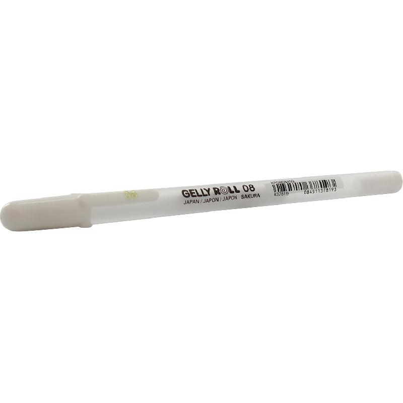 Sakura Gelly Roll Gel Ink Pen White Ink Color 0.8mm Ballpoint  
