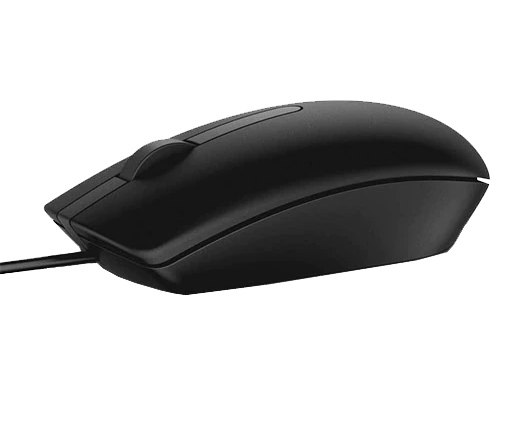 Dell Optical Mouse- MS116 Black  