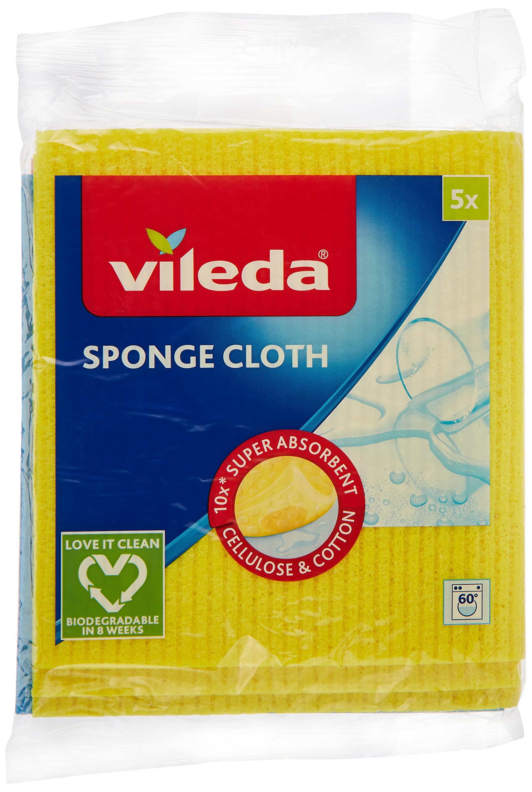 Vileda Towel Sponge PK 5pcs  