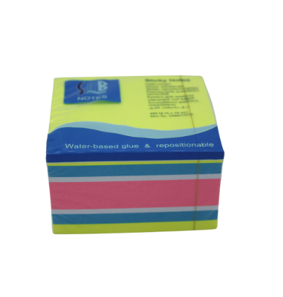 SAB Note Paper Square Colore 75x75mm 450 Sheet 