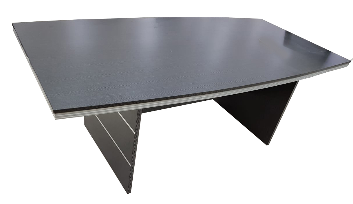 Meeting Table Rectangle Size 200x100cm Black Color  