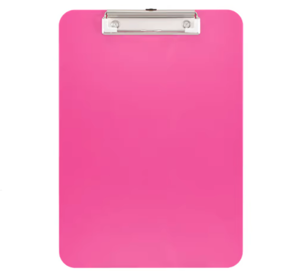 Comix Clipboard With Clip A4 Pink Color 