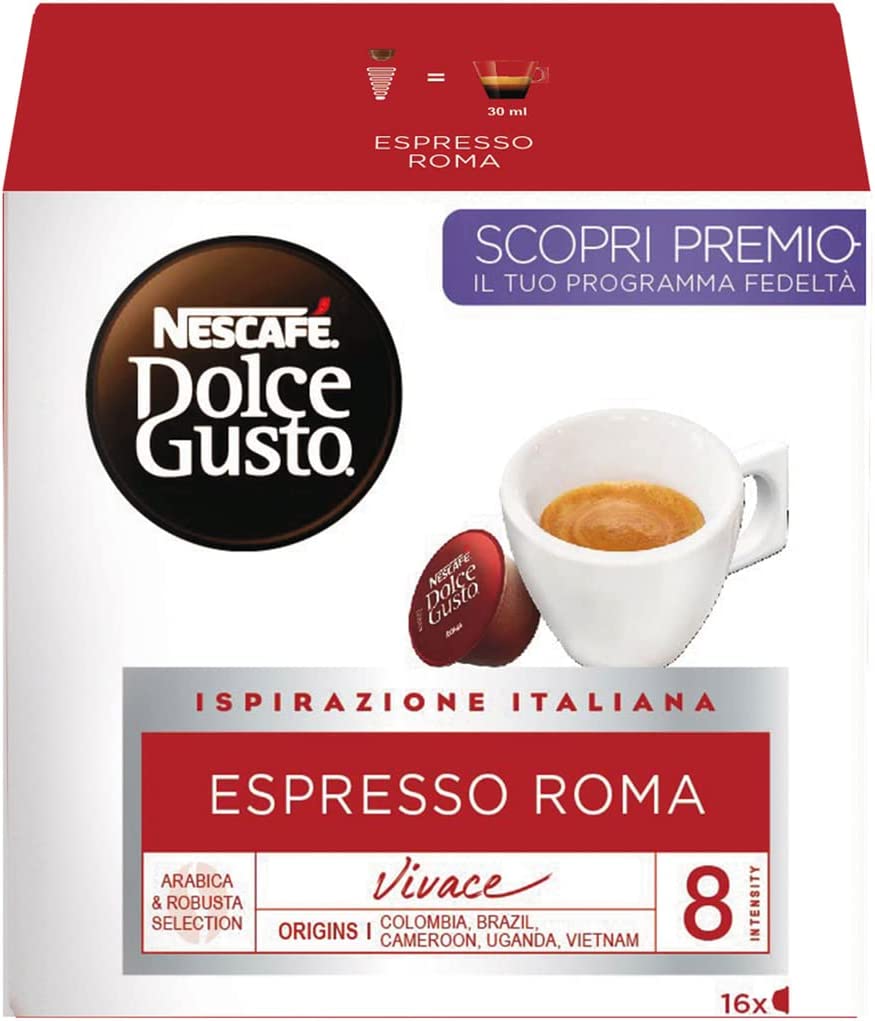 Nescafe Dolce Gusto Espresso Roma Pods 16pcs  