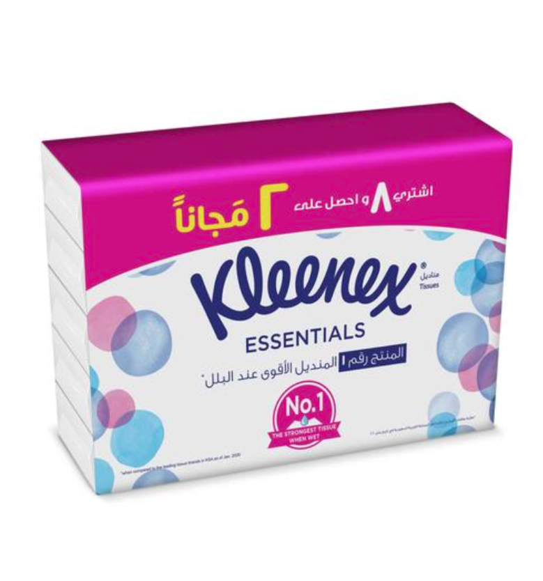 Kleenex Tissue Essentials No.1 PK 10pcs  