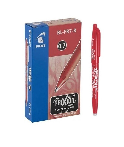 PILOT Ball FriXion Erasable Pen 0.7mm Red PK 12pcs  