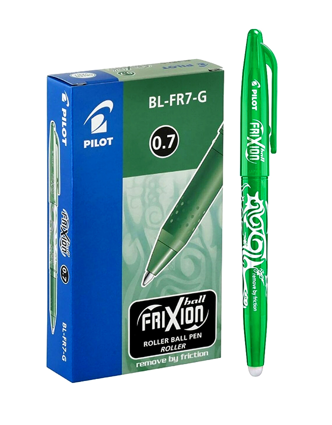 PILOT Ball FriXion Erasable Pen 0.7mm Green PK 12pcs  
