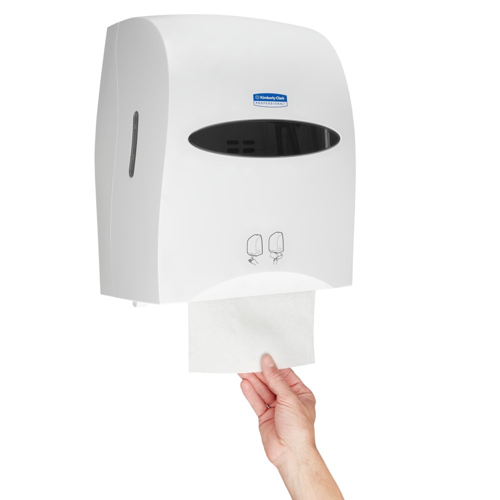 Kimberly Clark Professional Electronic Rolled Hand Towel Dispenser White  