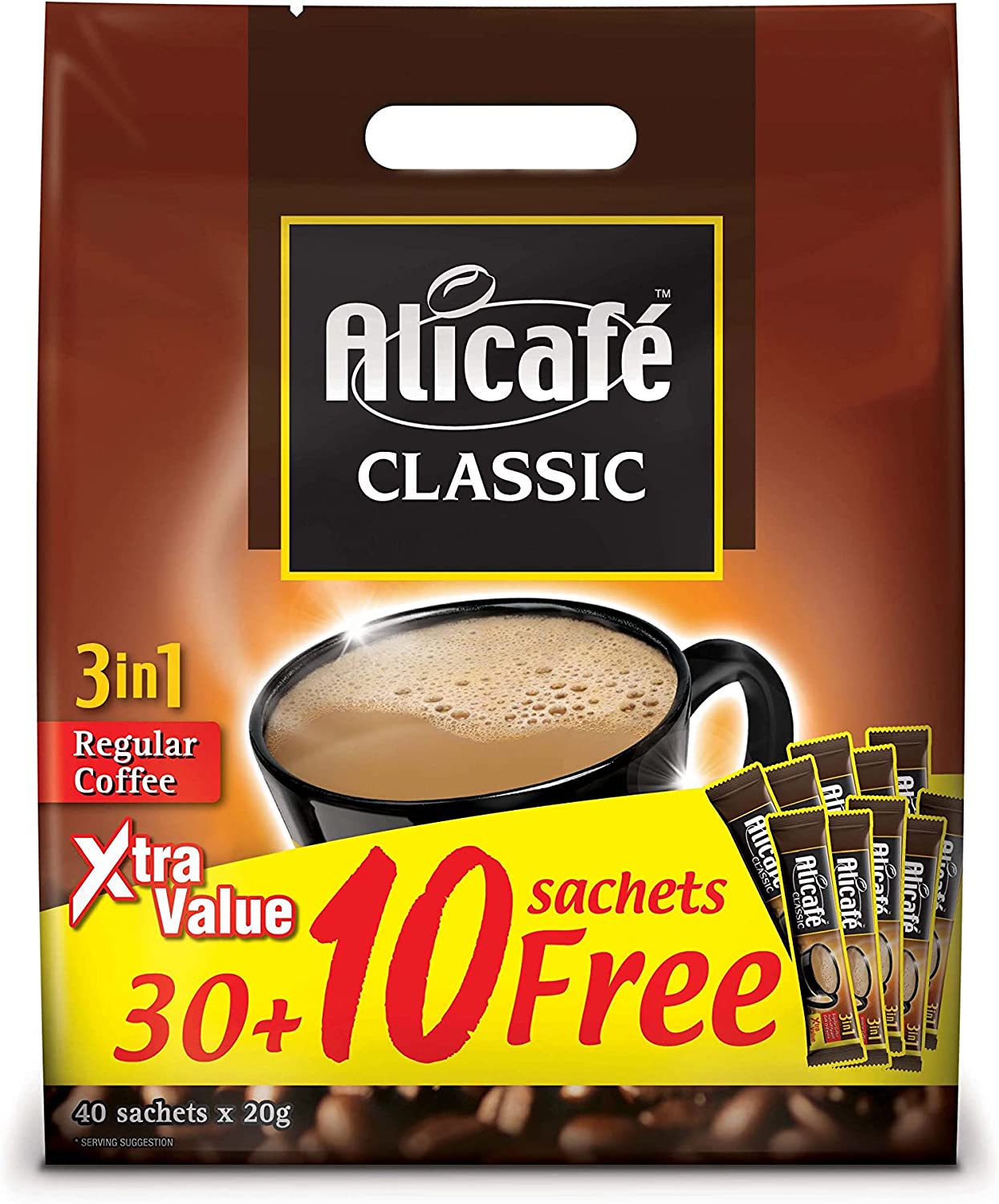 Alicafe Classic 3x1 Envelopes 20gr 40pcs  
