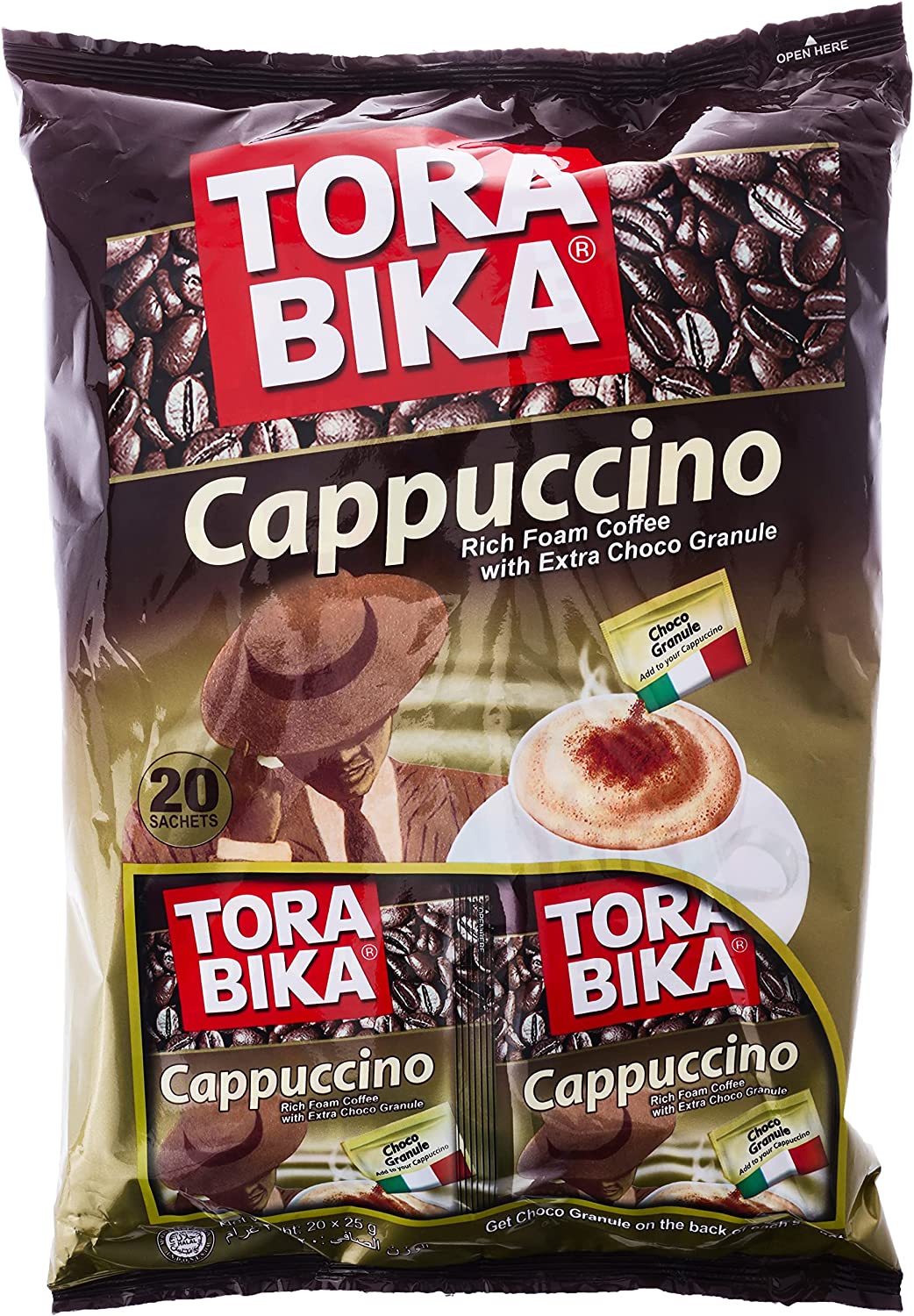 Tora Bika Cappuccino 25gr Bag 20pcs  