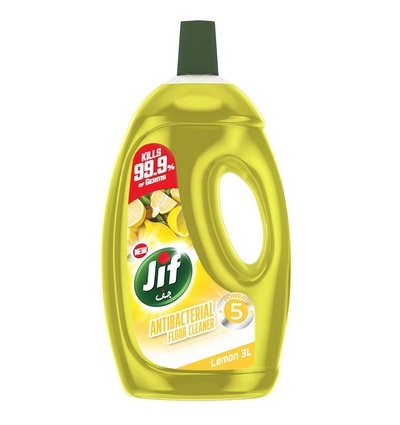 Jif Antibacterial Floor Cleaner Lemon 3L  