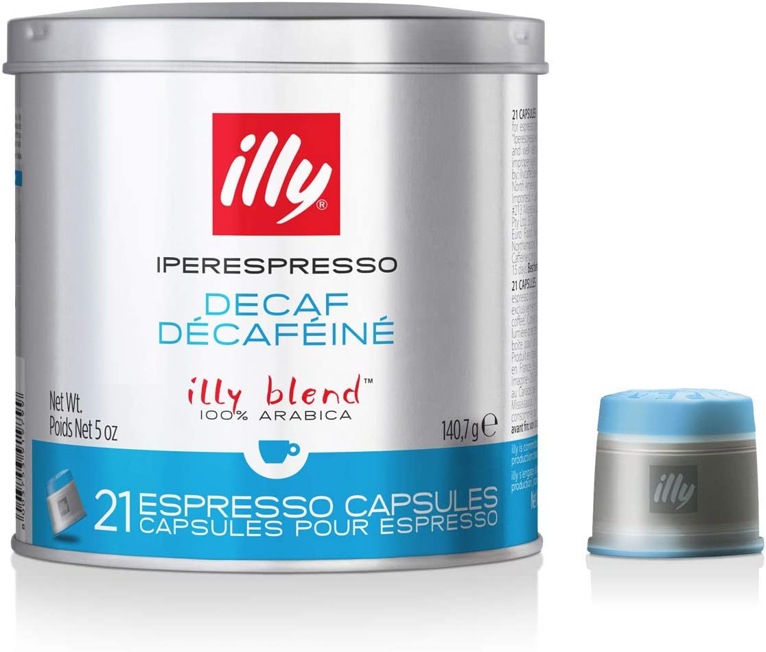 illy Blend Decaffeina 100% Arabica 21 Espresso Capsules 5oz - 140.7gr  