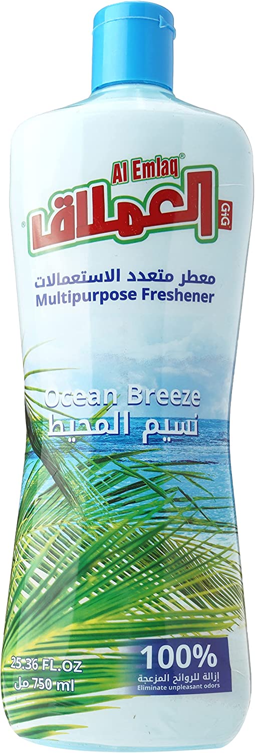 Al Emlaq Multipurpose Freshener Ocean Breeze 750ml  