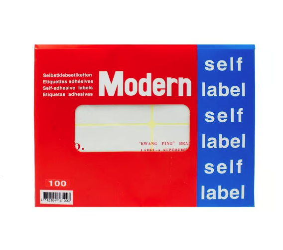Modern Price Self Label Size 100x38mm PK 80pcs  