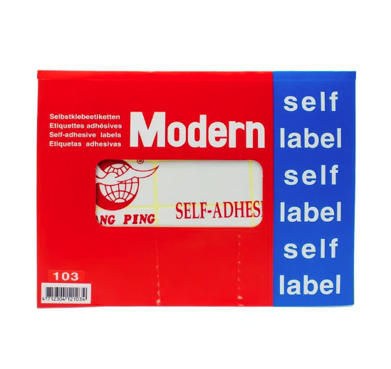 Modern Price Self Label Size 64x32mm PK 120pcs  