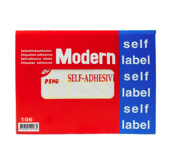 Modern Price Self Label Size 25x25mm PK 480pcs  