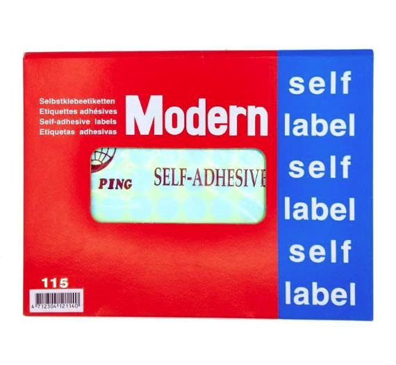 Modern Price Self Label Round Size 16mm PK 990pcs  