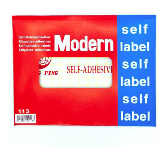 Modern Price Self Label Size 9x13mm PK 2100pcs  