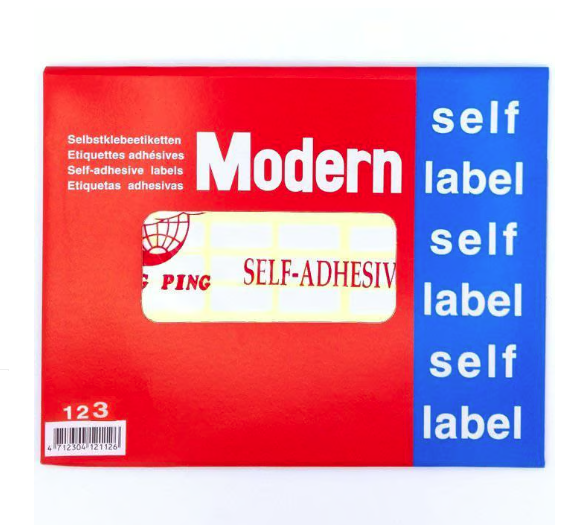 Modern Price Self Label Size 12x30mm PK 660pcs  