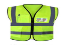Safety Vest With Pockets Yellow Color  