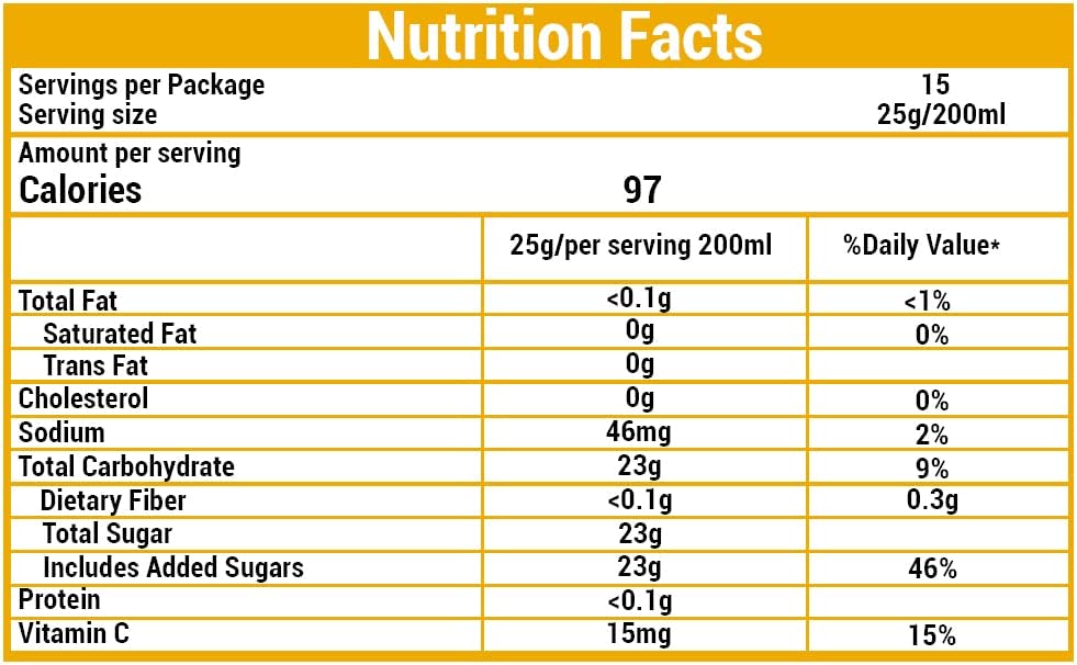 Tang Pineapple Instant Powdered Drink 375gr Pouch  