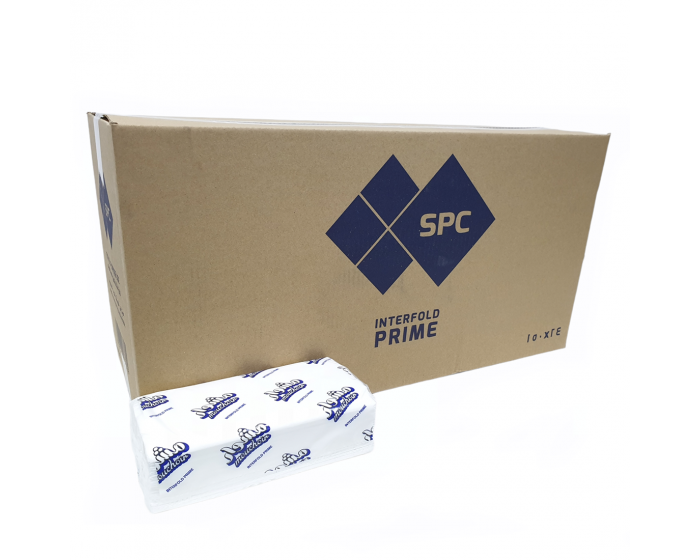 SPC Mouchoir Inter-Fold Tissue Blue 150 Sheet Box 24Pcs