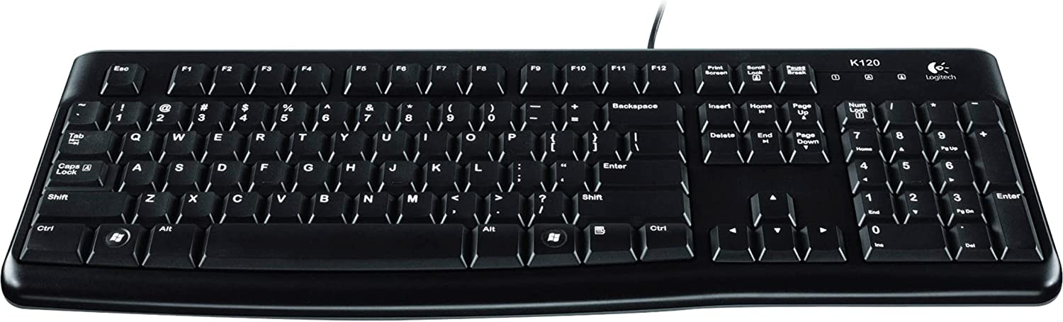 Logitech K120 USB Standard Computer Keyboard  