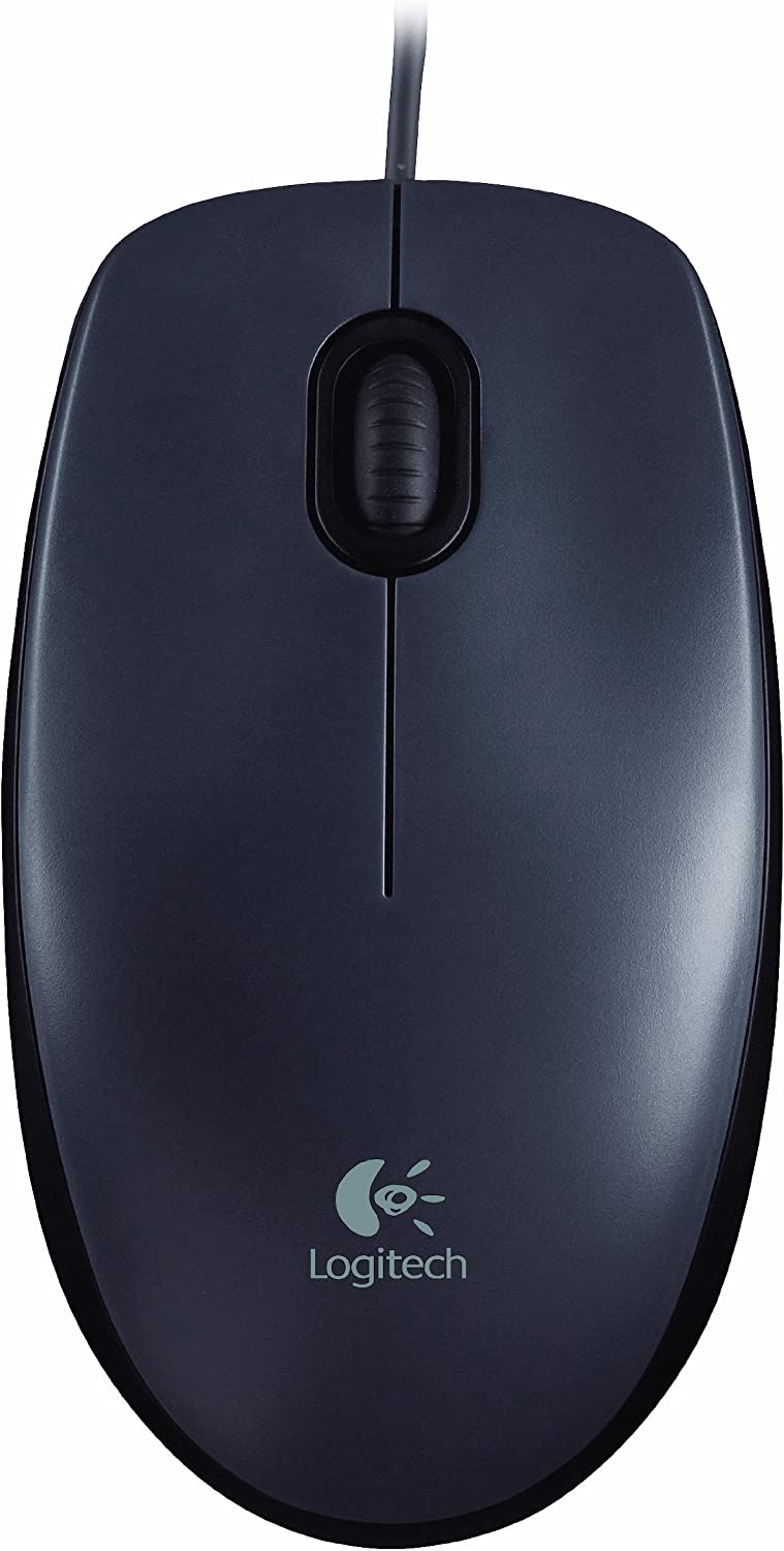 Logitech Wired Mouse M90 Black USB  