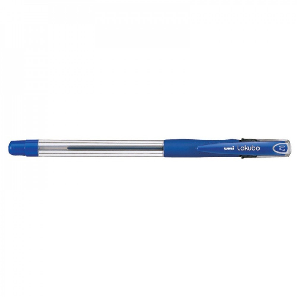 Uni-Ball Lakubo Ball Point Pen 0.7 mm Blue PK 12pcs  