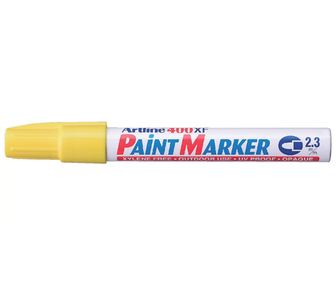 Artline Paint Marker 400XF Yellow PK 12pcs