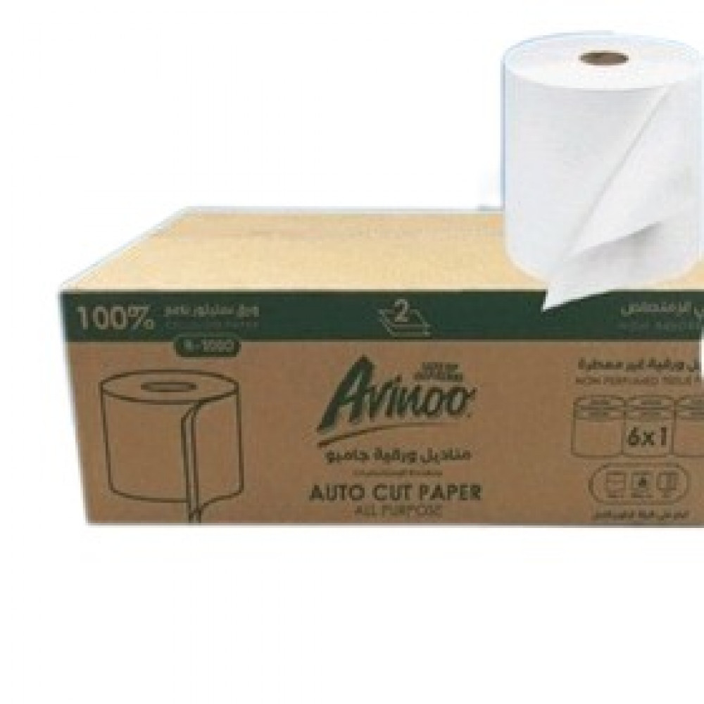 Avinoo Tissue Roll 2 Layer  Auto Cut Box 6 Roll 