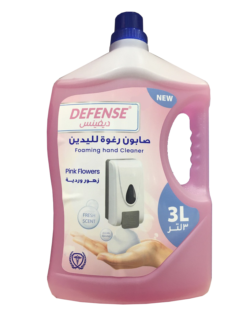 Defense Foaming Hand Cleaner 3L Pink Flowers  