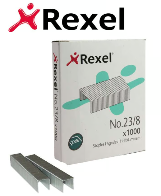 Rexel Staples Pin 23/8 Pack 1000Pin 