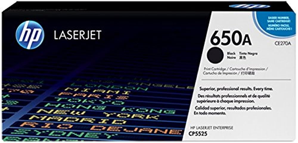HP CE270A Color LaserJet CP5525 Toner Black