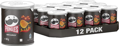 Pringles Hot and Spicy 40gr x 12pcs