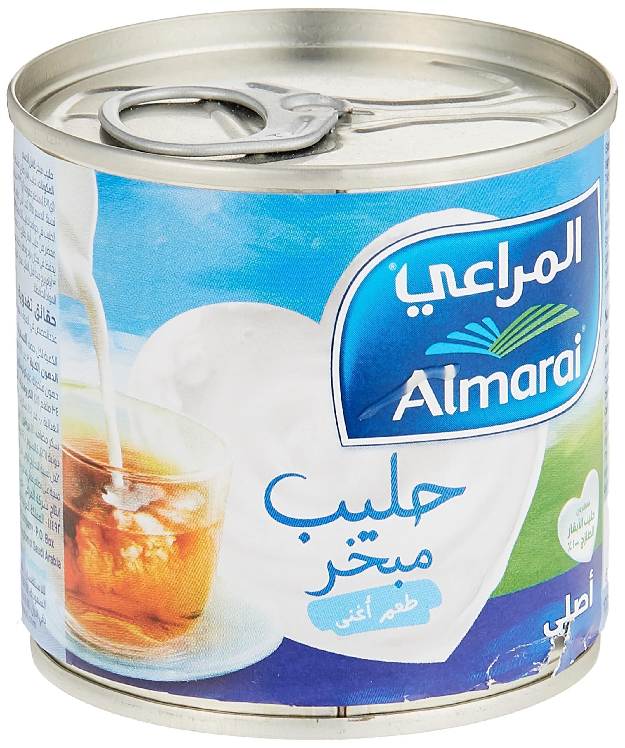 Almarai Evaporated Milk Full Fat 170gr Box 96pcs
