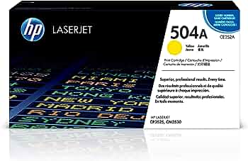 HP 504A Yellow Original LaserJet Toner Cartridge CE252A