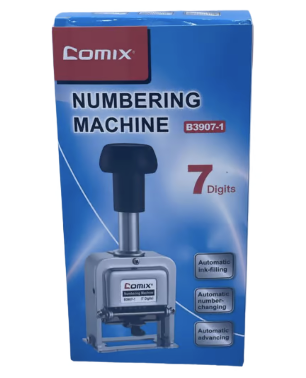 Comix Numbering Machine English 7 Digits