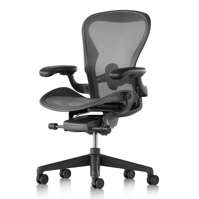 Herman Miller Aeron Ergonomic Chair Size B Graphite Color
