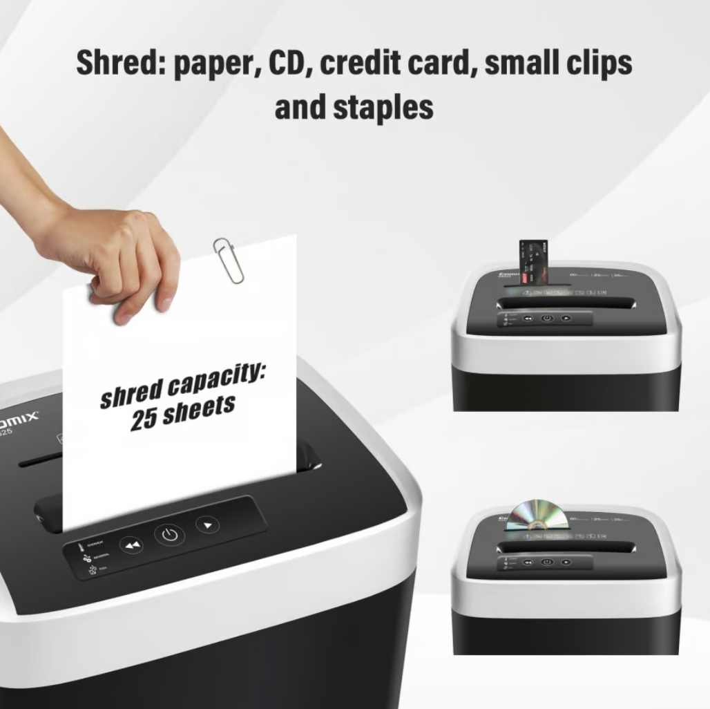 Comix Shredder 35 Liter 25 Sheet (S6625)